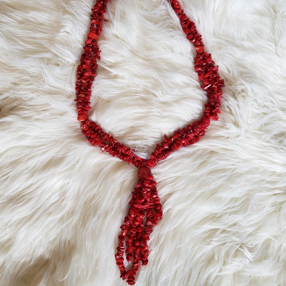 Coral Vintage Necklace